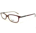 Ray-ban Eyeglasses Frames RB5059 2171 Burgundy Red Gunmetal Gray 51-15-135 New. Price: $67.89.