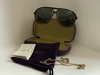 Rare! Gucci GG1077S 001 Sunglasses Made Japan Aviator With Gold Chain & Case New. Price: $180.00.