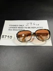 Coach Eva (S436) Black Designer Eyeglasses Frames 56-16-125 Pre-owned. Price: $14.97.