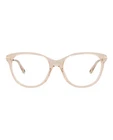 Chlo Womens Cat Pink Gold Transparent Fashion Designer Eyewear Pre-owned. Price: $139.99.