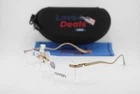 New Ferrari Fh 3007T 316 Gold Shiny Gunmetal Authentic Eyeglasses 56-17. Price: $680.00.