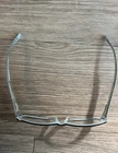 Bebe Black Blue Interior Oval Rectangle Glasses Hugs BB5063 001 Jet 52 16 135 Pre-owned. Price: $46.00.