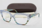 New Jean Lafont Paris Jodie 5171 Blue Brown Marble Authentic Eyeglasses 52-17. Price: $339.15.