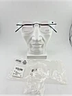 Pure Titanium With Airlock Wisdom 200 Designer Eyeglasses Gunmetal 033 52-18-140 New. Price: $111.59.