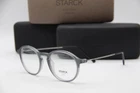 New Starck Eyes Sh 3081 0004GREY Authentic Eyeglasses W/case 50-20. Price: $254.15.