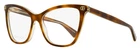Gucci Emblem Butterfly Eyeglasses GG1817O 004 Havana/clear 55MM New. Price: $199.00.