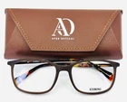 New Iceberg IC290V03 Brown Tortoise Square Full Rim Eyeglasses 54-18-140 B:40. Price: $41.99.