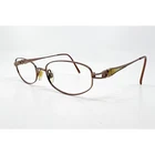 Jessica Mcclintock Eyeglasses Womens Brown Oval Metal Frame L.135MM 34719 Pre-owned. Price: $31.99.