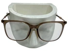 Firmoo S16734 Eyeglasses Optical Frame 55-18-149 Clear Brown Pre-owned. Price: $18.99.