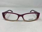 Guess Eyewear Gua 2385 52-16-135 Purple Fade Full Rim Eyeglasses Frame 240Z New. Price: $60.00.