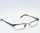 Vtg Dkny Dy 5553 1082 Blue Silver Rectangle Full Rim Eyeglasses Frames Only Pre-owned. Price: $26.24.