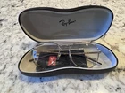 Ray-ban Gold Aviator Glasses Frames Only Classic RB5414 Pre-owned. Price: $35.00.
