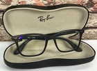Ray-ban Liteforce RB7144 5204 53 18 150 Black Full Rim Plastic Eyeglass W/ Case Pre-owned. Price: $94.99.