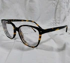 Muse Hopper Woman's 39-P9493 Cat Tortoise Eyeglasses Frame Brown 52-17-140 Pre-owned. Price: $16.96.