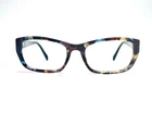 Prada Brown Teal Blue Clear Tortoise Cat Glasses Italy VPR180 NAG101 54 135 Pre-owned. Price: $109.00.