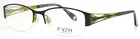 Fysh 3495 642 Olive Womens Rectangle Half Rim Eyeglasses 53-17-135 B:32 New. Price: $134.99.