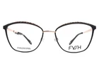 Fysh Eyeglasses Frames 3705 M200 Black Rose Gold Tiger Print Cat 53-17-140 New. Price: $117.59.