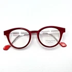 Face Eyeglass Frames Hollow 3 Col. 2216 Red Transparent 47-19-141 New. Price: $238.88.