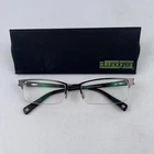 Lundgren Scandinavia EL90 Womens Eyeglasses Frames Black 52-15-142MM With Case Pre-owned. Price: $25.99.