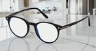 Tom Ford FT5695 001 Shiny Black Plastic Blue Filter 49 Mm Men's Eyeglasses New. Price: $169.00.