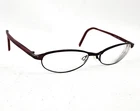 Esprit 9133 Vintage Red Womens Frames Only Oval & Case Pre-owned. Price: $17.00.