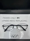 Ray-ban RB3198 006 Sunglasses Black Metal Flex Hinge 55-18 Frames Only Pre-owned. Price: $22.99.