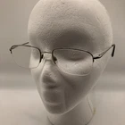 Polo Ralph Lauren 1001 9002 Gunmetal Silver Half Eyeglasses Frames 53 135 Pre-owned. Price: $16.89.