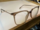 Firmoo Eyewear S16734 Eyeglasses Optical 55-18-149 Clear Brown Frames Only Pre-owned. Price: $20.00.