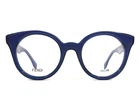 Fendi Eyeglasses Frames FF0198 L04 Polished Blue Cat Full Rim 47-21-145 New. Price: $99.99.