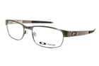 Oakley Metal Plate OX5038-0655 Brushed Chrome Titanium Size 55/18/140 Eyeglasses New. Price: $192.00.