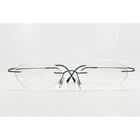 Silhouette Eyeglasses M7395 40 V6056 Rimless Oval Lens Metal Frames Pre-owned. Price: $55.99.