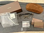 Tom Ford TF5272 Black Cat Eyeglass Frames Size 53-17 Gold With Case Pre-owned. Price: $150.00.