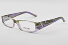 Vogue Eyeglasses VO2590 1697 Violet Green Striped, Size 49-15-135 New. Price: $51.00.