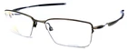 Oakley Lizard OX5113-0254 Pewter Matte Half Rimless Eyeglasses Frame 54-18-135 Pre-owned. Price: $104.00.