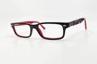 Ray-ban Eyeglasses Frames Only Rb 1535 3573 48-16-130 Black Red Pre-owned. Price: $20.99.