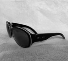 Ralph Lauren 7558/S Eyeglasses Frames 57-17-125 Black White Oval 11285 Pre-owned. Price: $25.00.