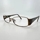 Oscar De Renta Eyeglasses Womens Brown Filigree OSL11 208 53-17-135 Pre-owned. Price: $31.99.