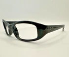 Ray Ban Black Wrap Eyeglasses Frames Rb 4063 601 Appx 52-18-140 Italy Pre-owned. Price: $34.88.