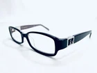 Kate Spade Black Rectangular Frame Eyeglasses Italy Florence 0JDH 53 16 130 Pre-owned. Price: $54.00.