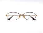 Vintage 1990S Brooks Brothers Gold Tortoiseshell Eyeglasses Rectangular Frames New. Price: $130.00.