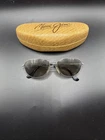 Maui Jim MJ-245-17 Titanium Sunglasses Women 56-18-120 Frames Only W/ Case Pre-owned. Price: $54.98.