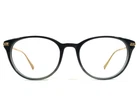 Ted Baker Eyeglasses Frames B749 Blk Black Gray Gold Round Full Rim 50-18-135 Pre-owned. Price: $44.99.