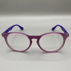 Ray Ban Junior RB1554 3672 Childrens Rubber Violet Eyeglasses Frames 48/16 130 Pre-owned. Price: $24.00.