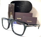 New Tom Ford Tf 5870-F-B 001 Shiny Black Gold Authentic Eyeglasses Frames 52-21. Price: $219.00.