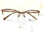 New Eyeglasses Frame By Gwen Stefani GX090 Semi Rimless Rose Gold Crystal. Price: $42.46.