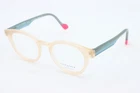 New Face Hollow 3 Col 2080 Beige Authentic Frames Eyeglasses 47-19. Price: $214.37.