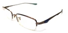Ban RB7516 1077 Brown Metal Half Rim Rectangle Memoray Eyeglasses 52/18 145 Pre-owned. Price: $33.99.