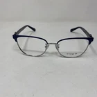 Coach Hc 5130 9388 53-17-140 Shiny Silver Navy Blue Eyeglasses BI37 New. Price: $79.20.