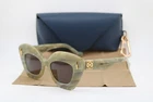 New Loewe LW40127I 60E Green Horn Gold Authentic Sunglasses 48-18. Price: $267.96.