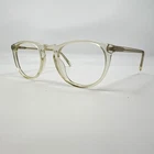 Warby Parker Haskell Eyeglasses Mens Clear Crystal Round Frames 49-22-145 Pre-owned. Price: $31.99.